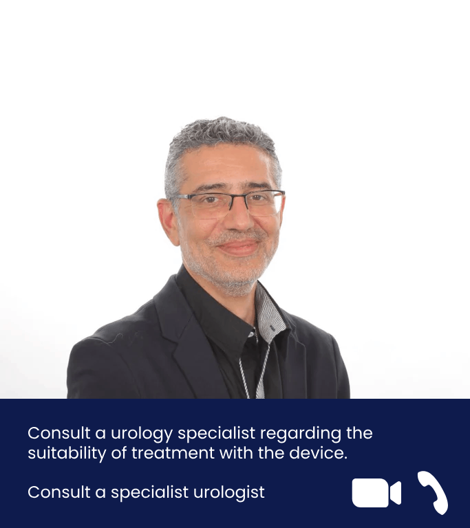 Consult with an expert urologist